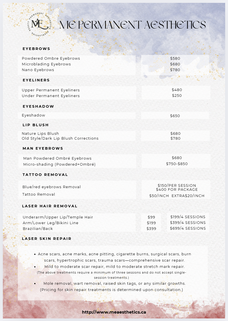 Me Pricelist